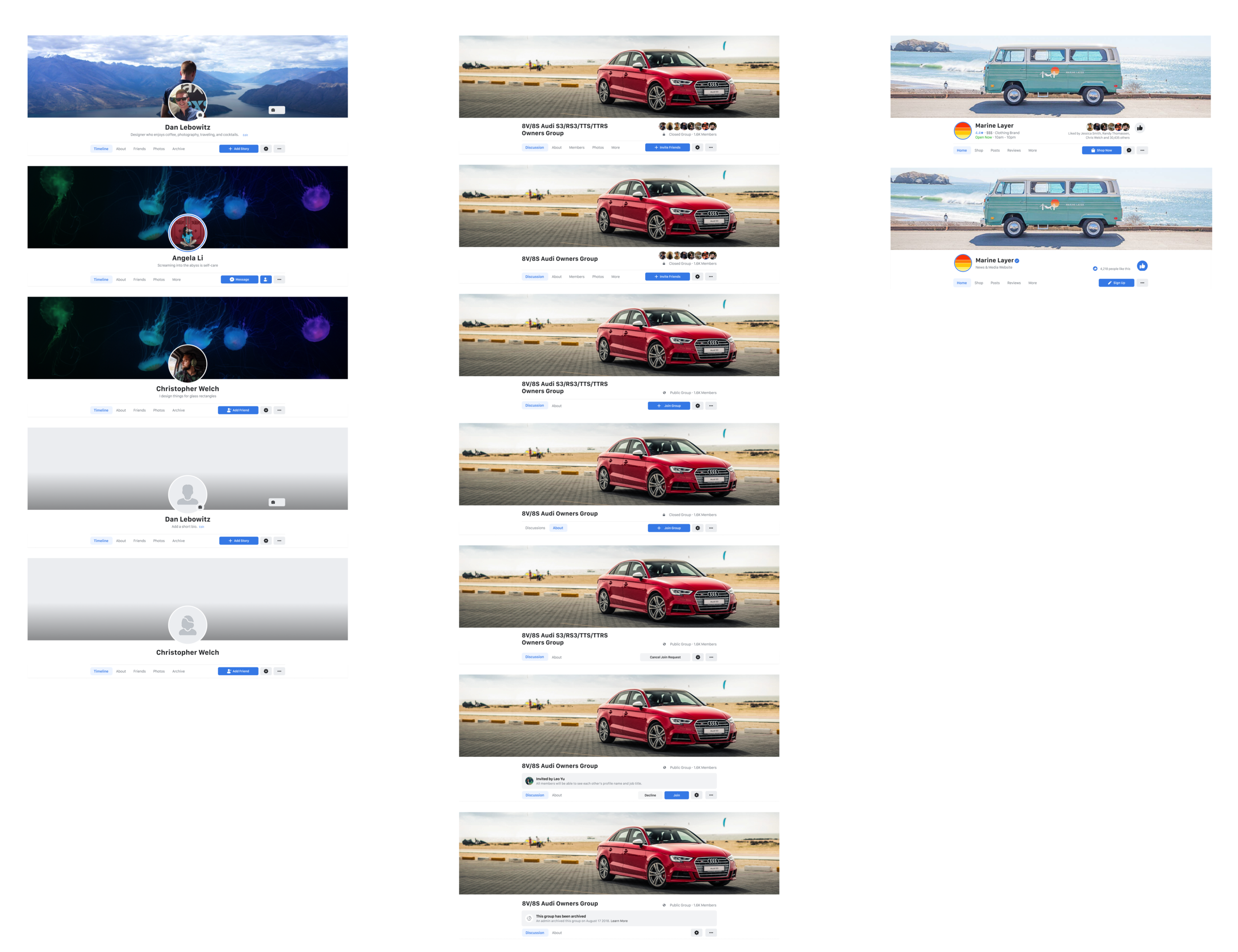 Entity header explorations
